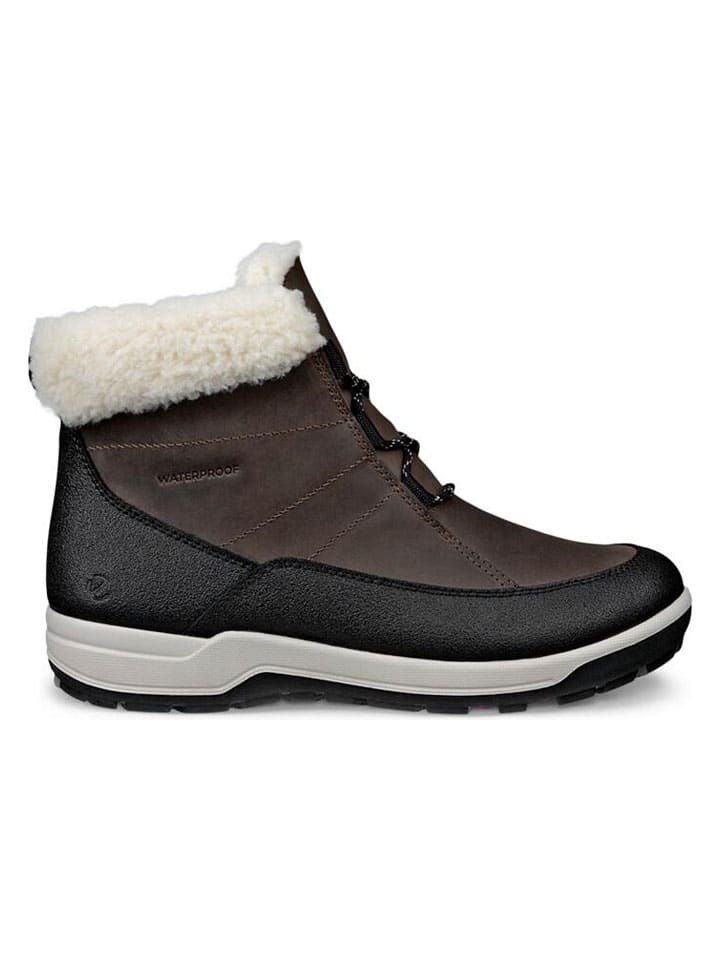 Leder-Winterboots "Trace Lite" in Braun/ Schwarz