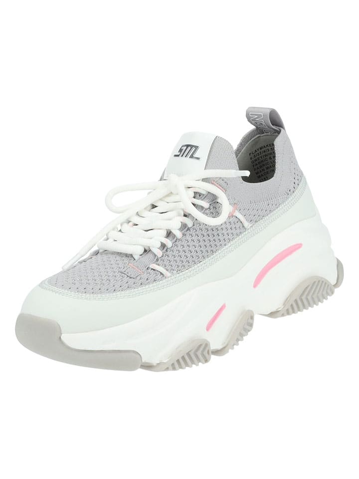 Sneakersy w kolorze szaro-białym