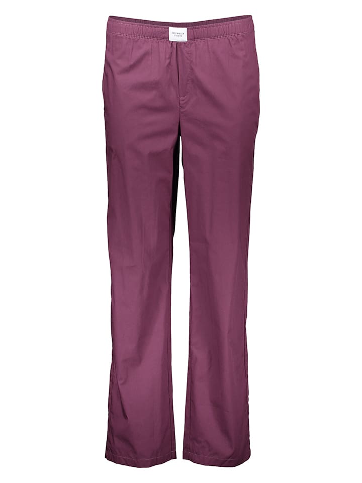 Pyjama-Hose in Pflaume