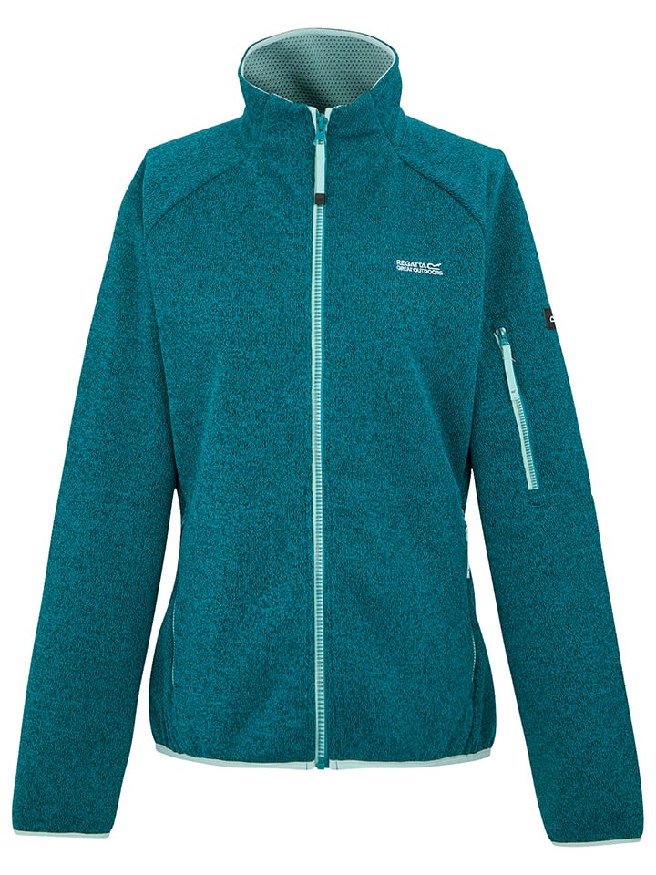 Fleecejacke "Ravenhill" in Petrol