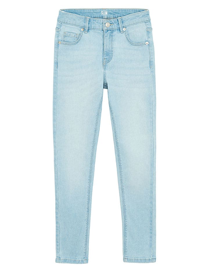 Dżinsy - Slim fit - w kolorze błękitnym
