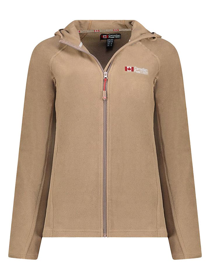 Fleecejacke in Beige