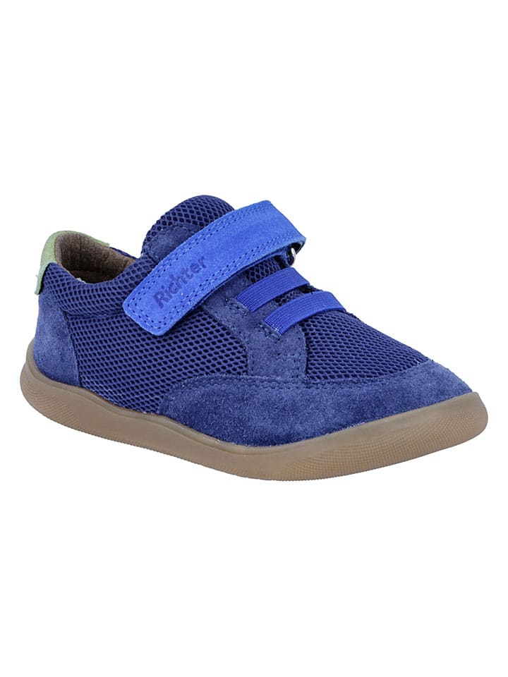 Leren barefootschoenen "Samy" blauw