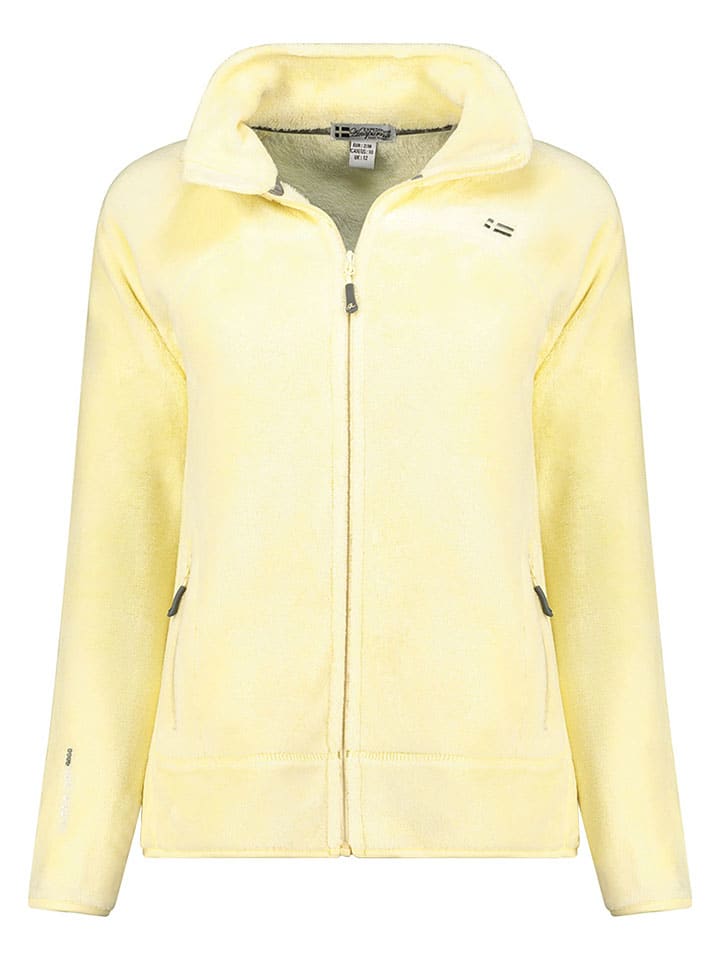 Fleecejacke "Uternel" in Gelb