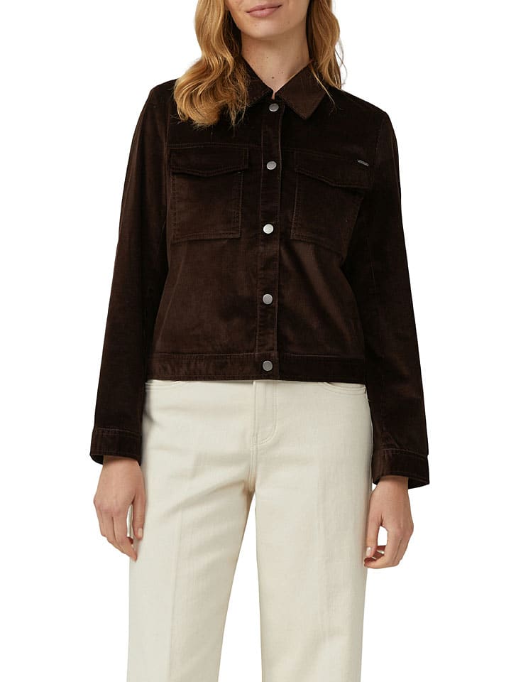 Hemdjacke in Braun