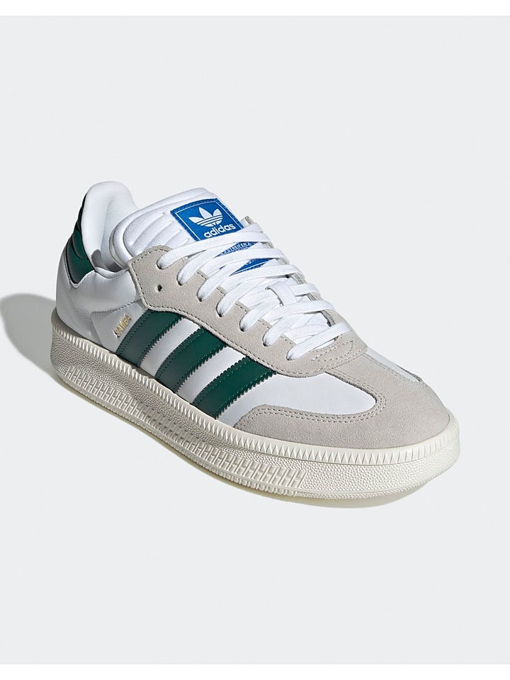 Skórzane sneakersy "Samba XLG" w kolorze beżowo-białym