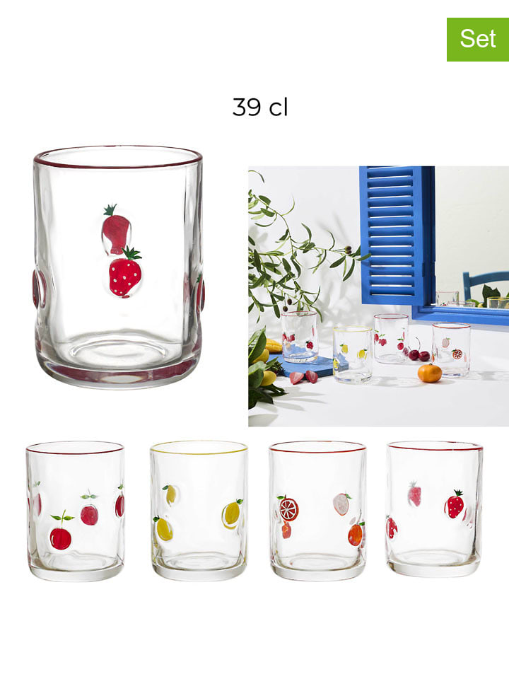 Szklanki (4 szt.) "Vita" - 390 ml (produkt niespodzianka)