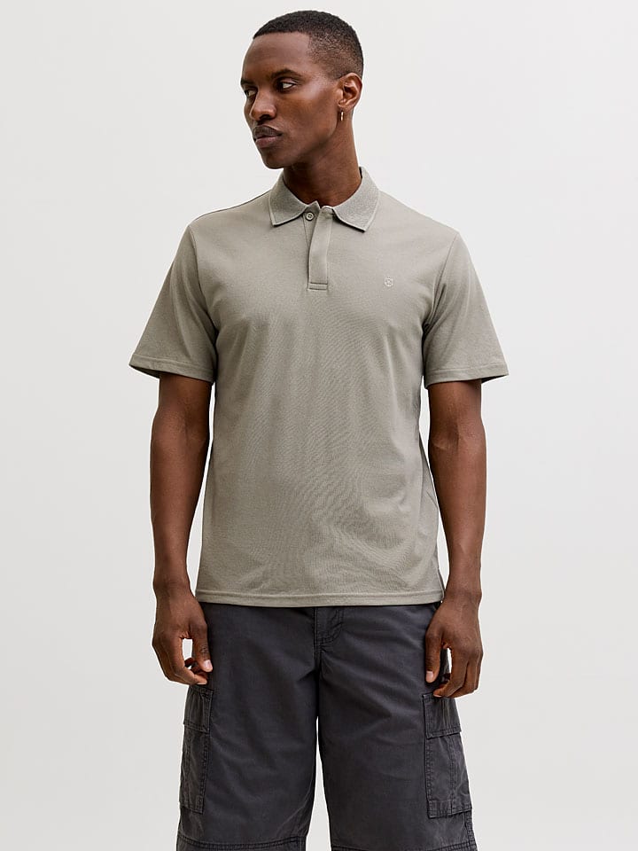 Poloshirt "Crodney" in Grau