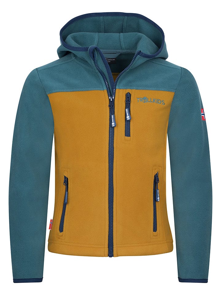 Fleecejacke "Stavanger" in Türkis