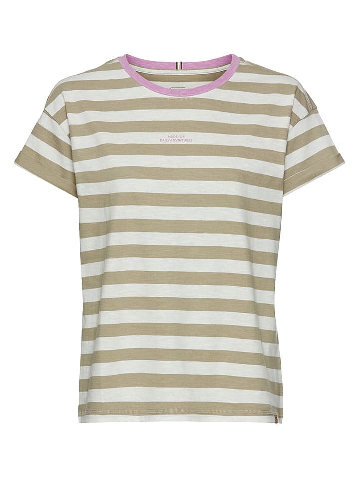 Shirt crème/kaki
