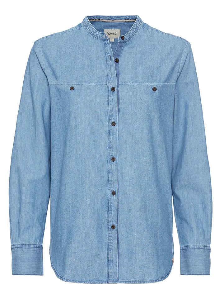 Spijkerblouse lichtblauw