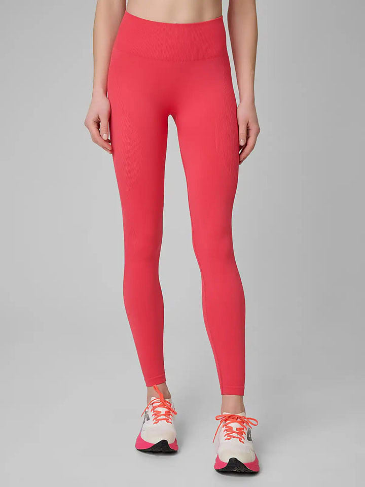 Legginsy sportowe w kolorze różowym