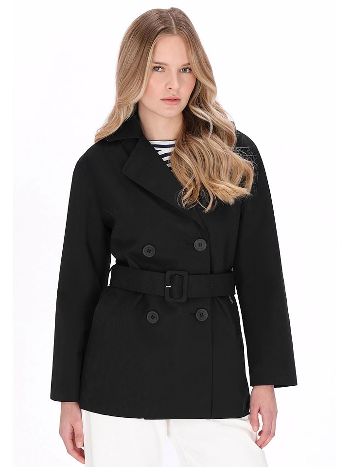 Trenchcoat in Schwarz
