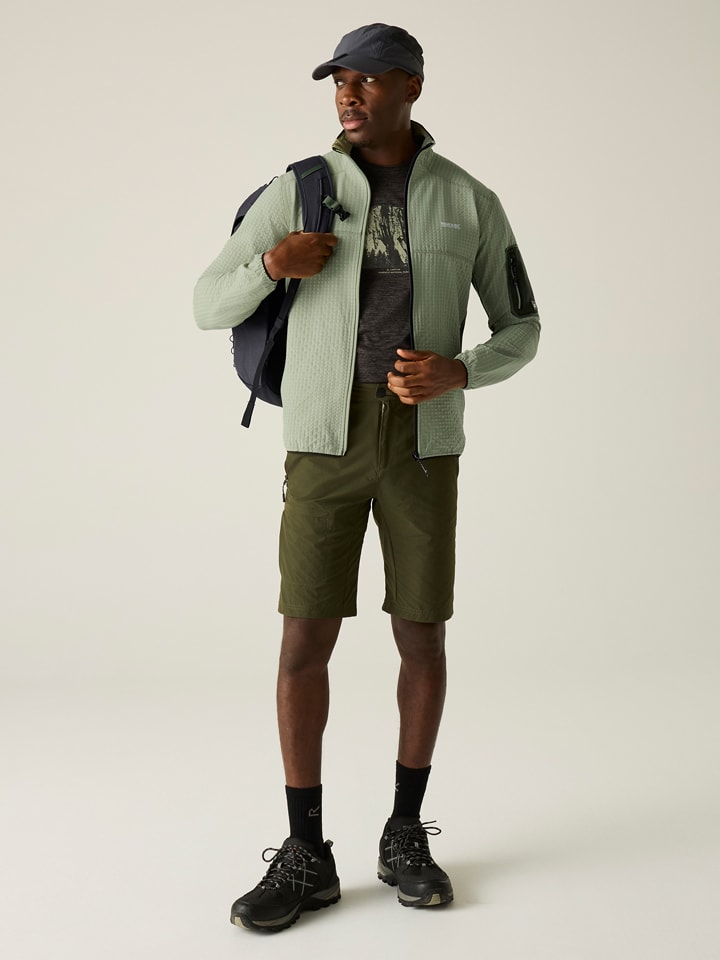 Fleece vest "Baslinn" groen