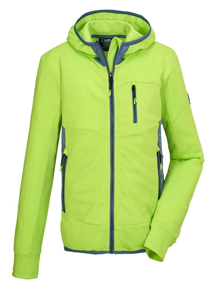 Fleece vest "Kos 159" lichtgroen
