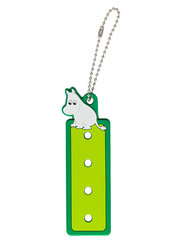 Brelok "Moomintroll" w kolorze zielonym do kluczy - dł. 12 cm