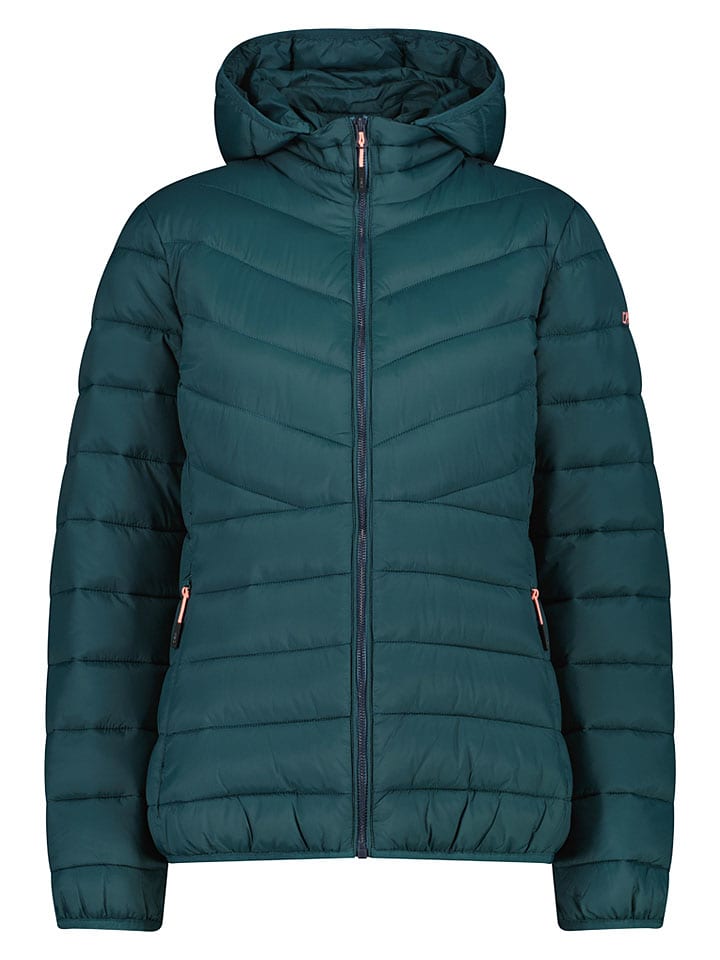 Steppjacke in Petrol