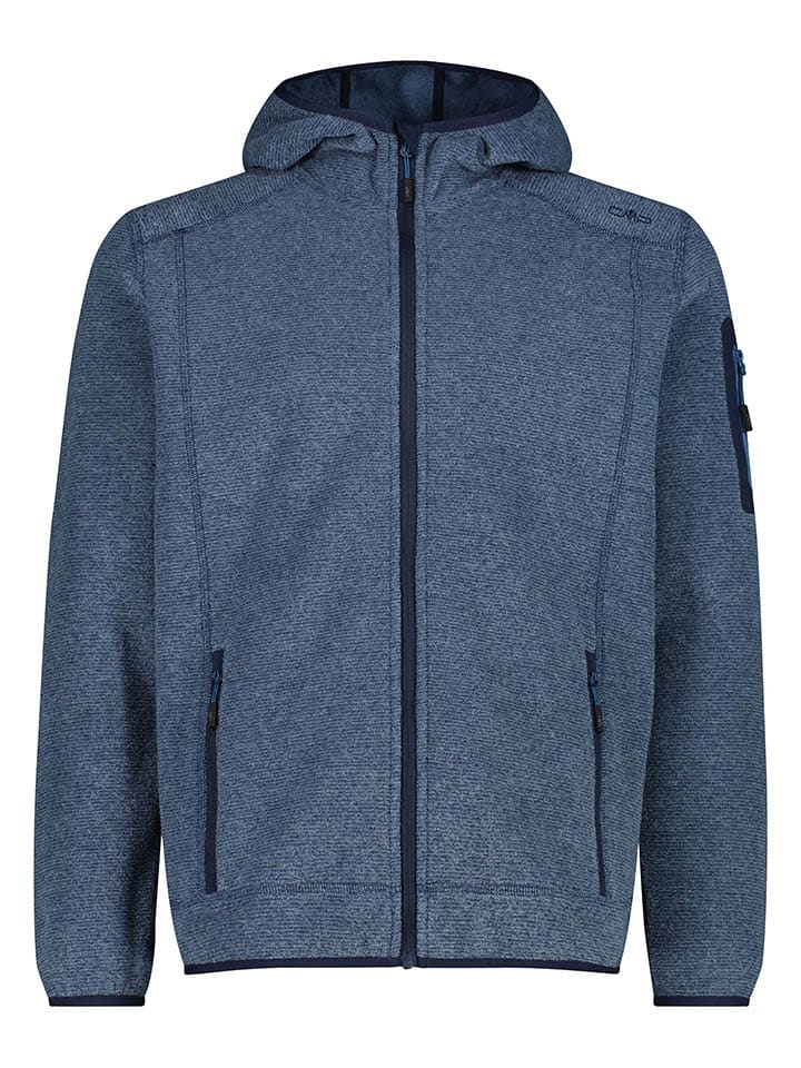 Fleece vest blauw