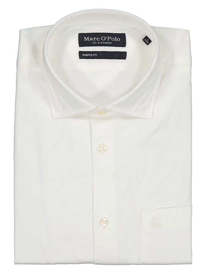 Blouse - Shaped fit - wit