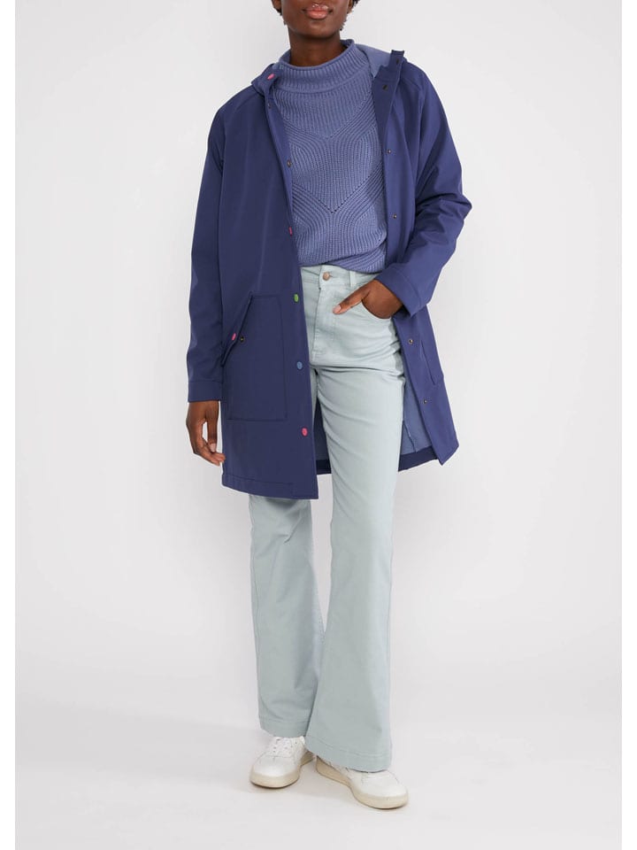 Regenjas donkerblauw