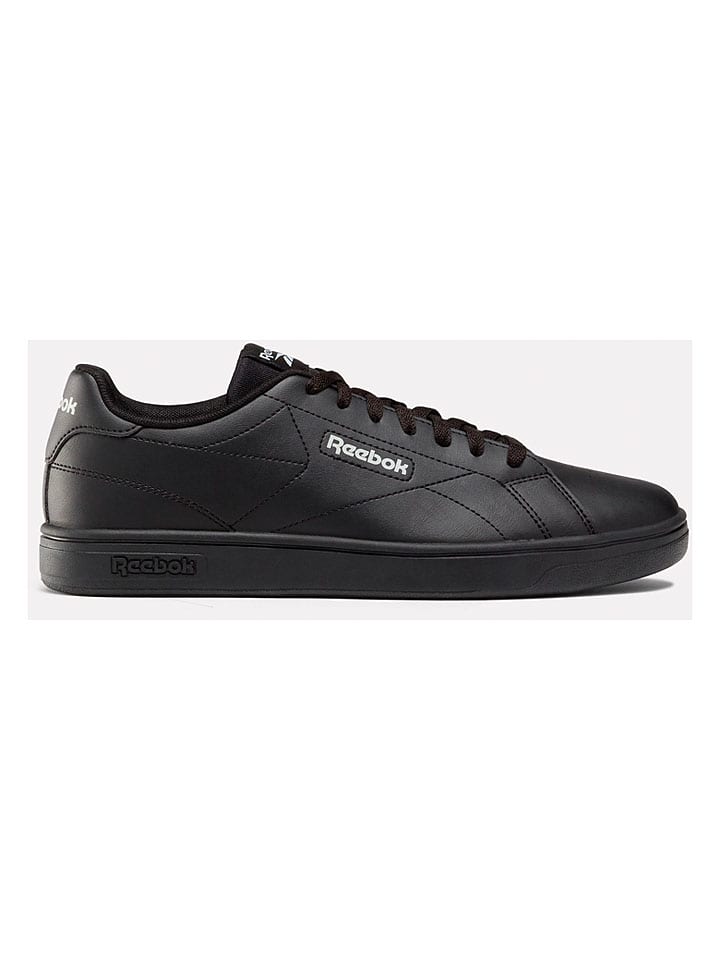 Sneakersy "Court Clean" w kolorze czarnym