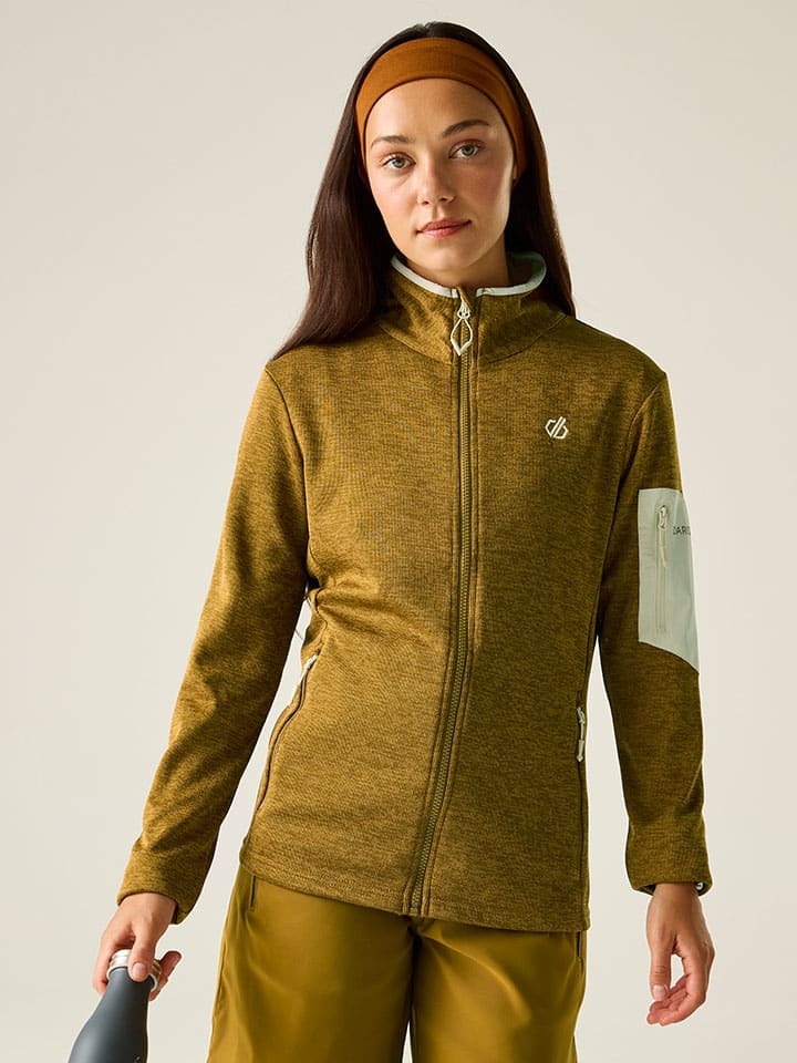 Fleece vest "Torrek II" lichtbruin/crème