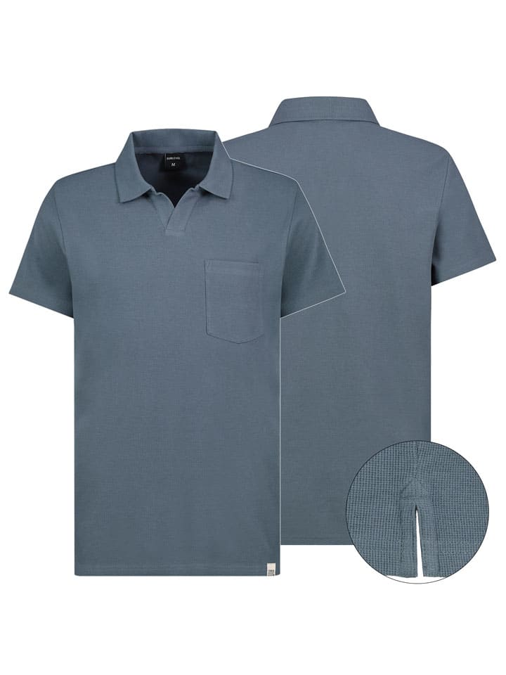 Koszulka polo w kolorze niebieskim