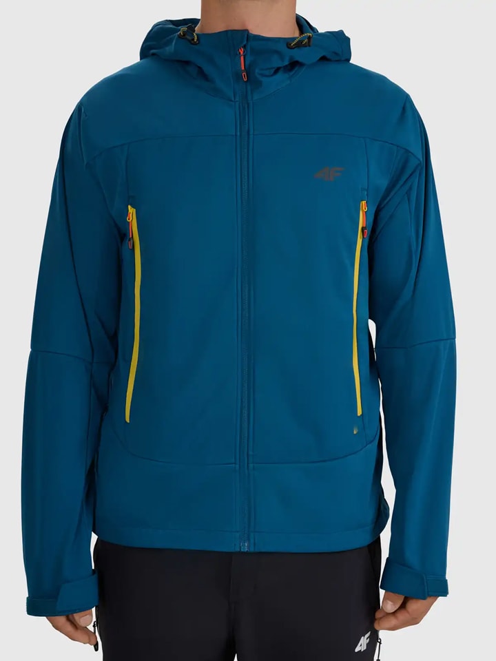 Softshelljas donkerblauw