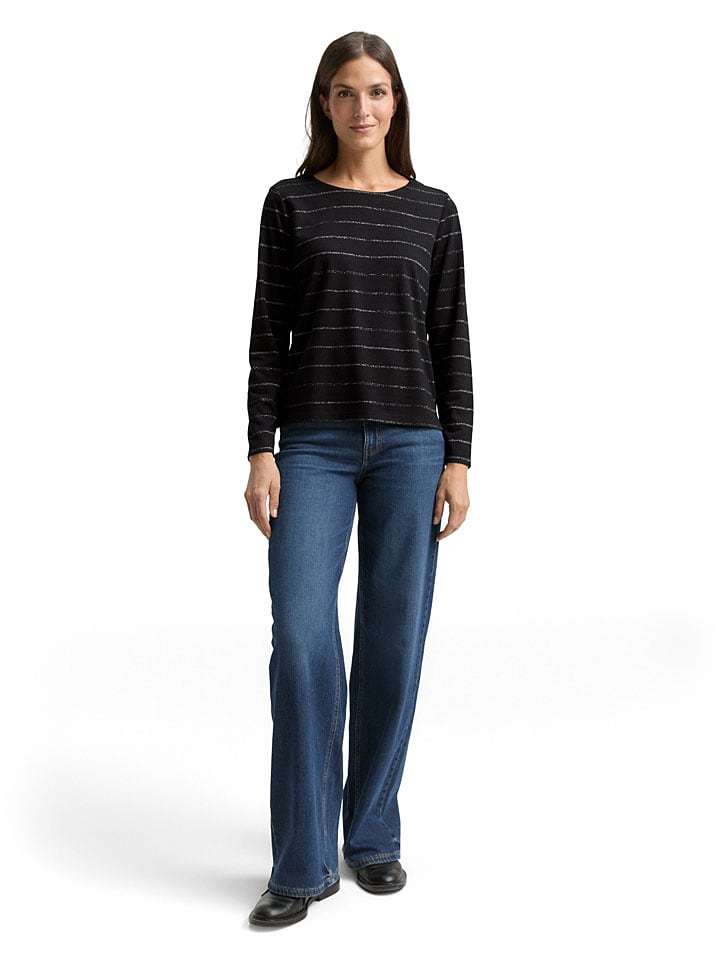 Longsleeve in Schwarz