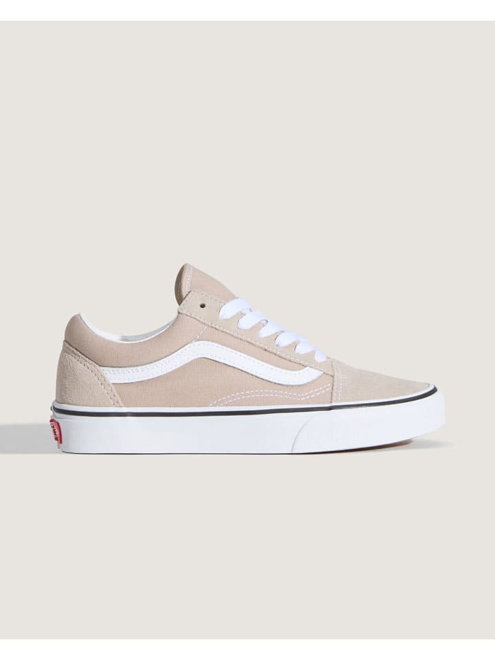 Skórzane sneakersy "Old Skool" w kolorze beżowym