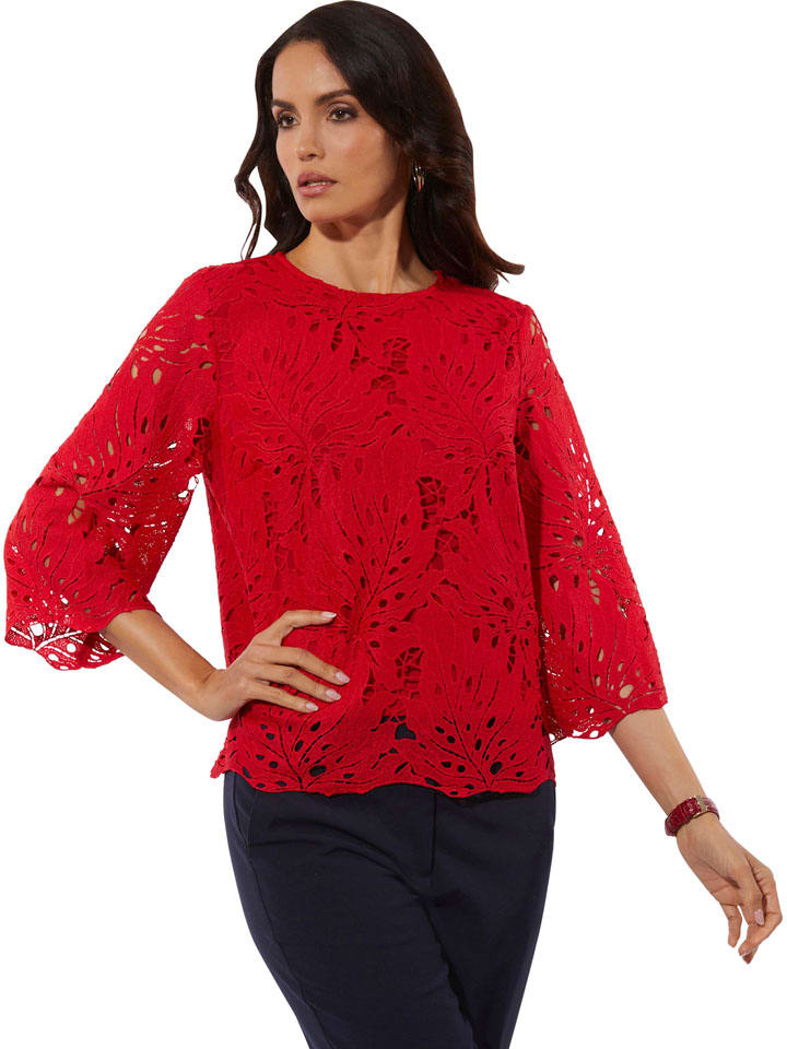 Blouse rood