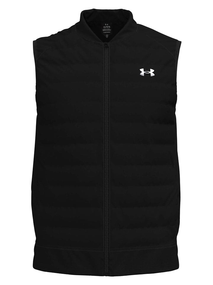Doorgestikte bodywarmer "Launch" zwart