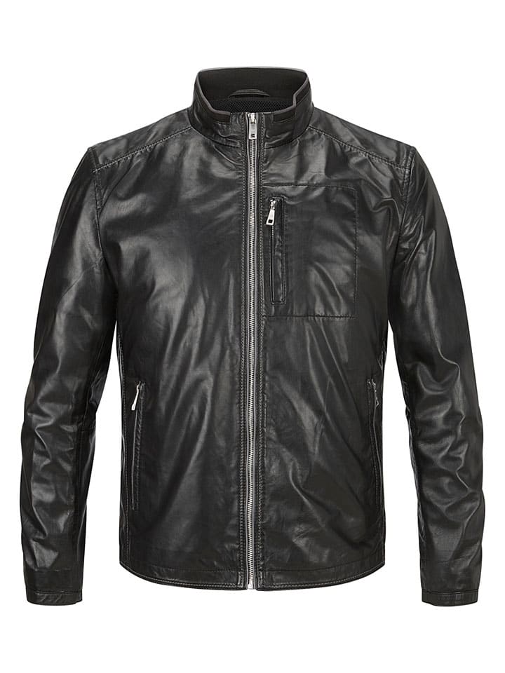 Lederjacke "Jumper" in Schwarz