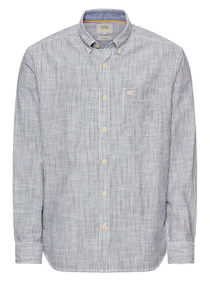 Blouse - regular fit - donkerblauw