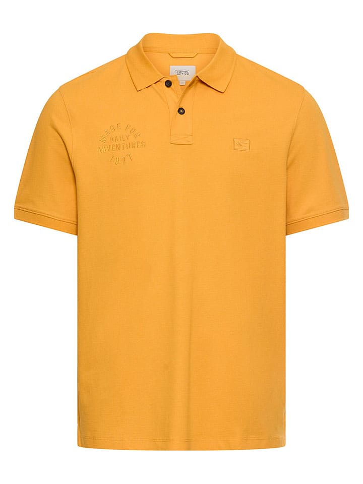 Koszulka polo w kolorze żółtym