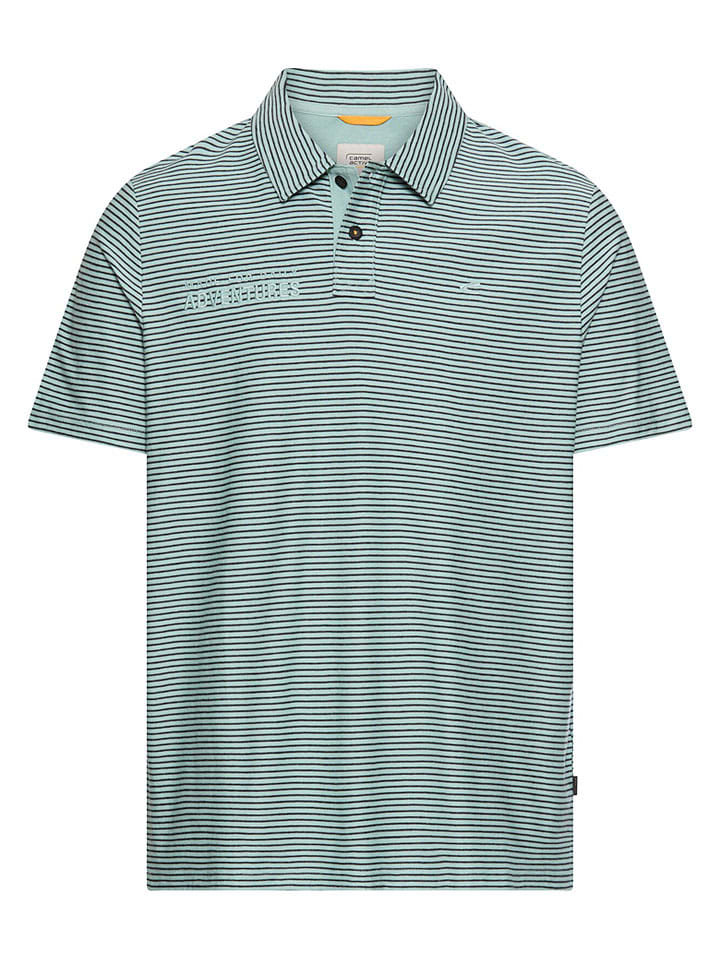 Koszulka polo w kolorze turkusowym