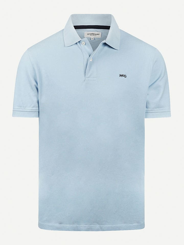 Poloshirt in Hellblau