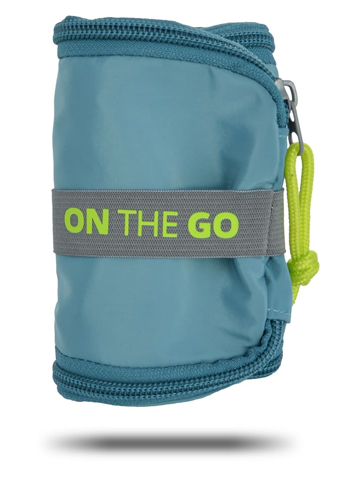 Torba "On the go" w kolorze turkusowo-zielonym na kanapki - 11 x 25 x 3,5 cm
