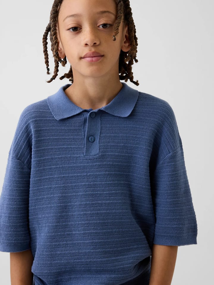 Poloshirt in Blau