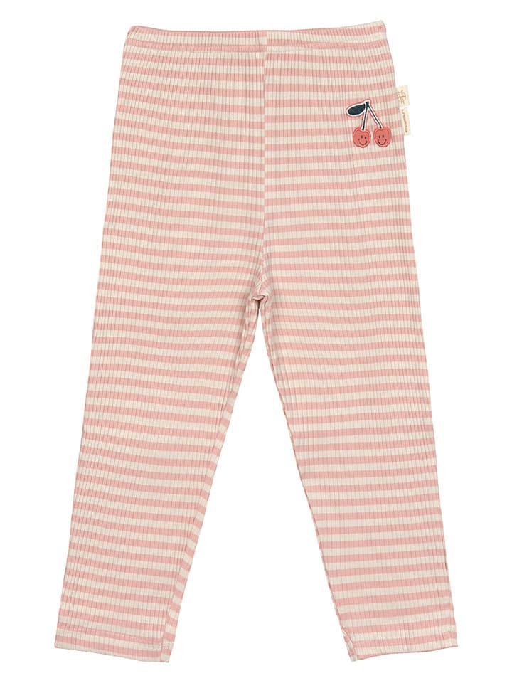 Legging "Cherry" crème/lichtroze