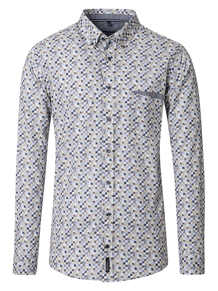 Koszula - Casual fit - w kolorze błękitnym