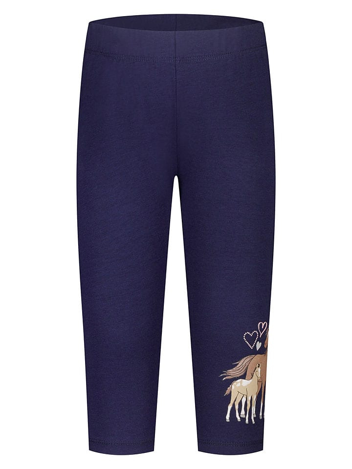 Legginsy w kolorze granatowym