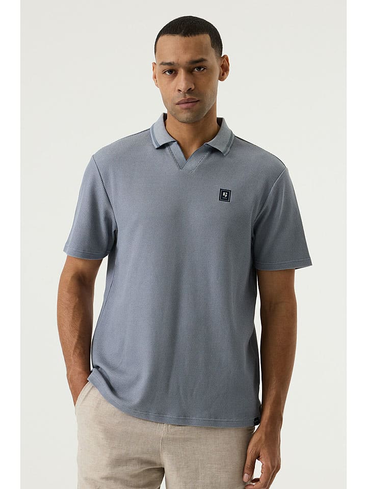 Koszulka polo w kolorze szarym