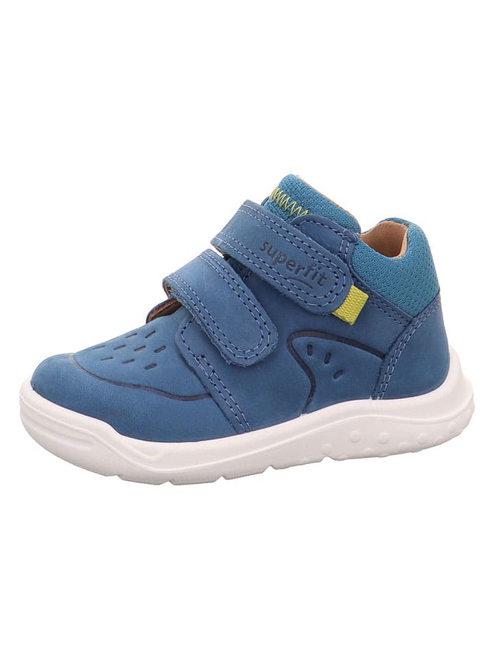 Leren sneakers "Whaley" blauw