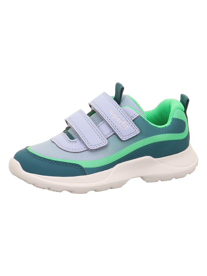 Sneakers "Rush" lichtblauw/groen