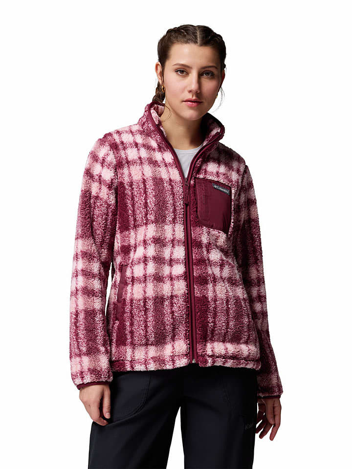 Fleece vest rood