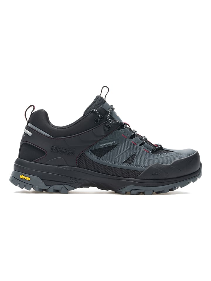 Buty trekkingowe "Regen" w kolorze antracytowym
