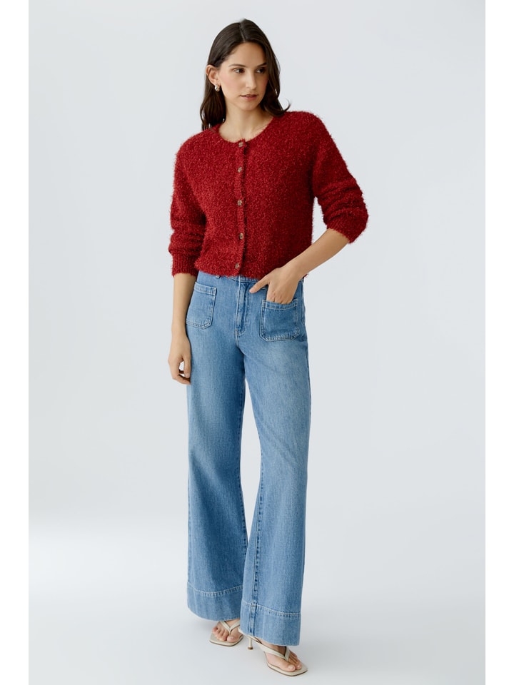 Cardigan in Rot