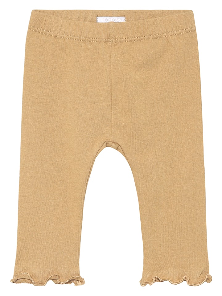 Legginsy w kolorze beżowym