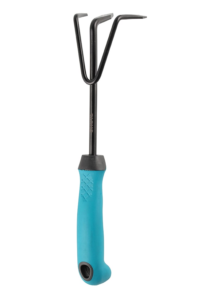 Motyka ręczna w kolorze błękitnym - wys. 30 cm
